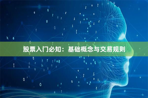 股票入门必知：基础概念与交易规则