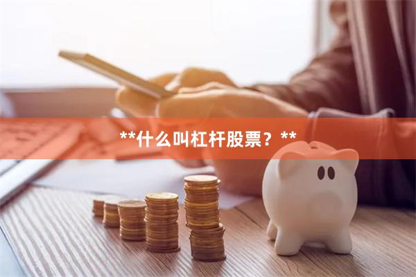 **什么叫杠杆股票？**